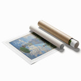 Extra large floral art on rolled canvas, featuring soft pastel shades, perfect for classy bathroom decor.