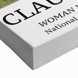 Large art featuring a black and white landscape painting on stretched canvas, ideal for bedroom wall decor.