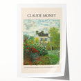 Rolled print of Claude Monet painting featuring water lilies in soft blue and green hues, ideal for art wall dining room.