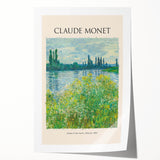 Extra large rolled print of Claude Monet's floral artwork, featuring soft pastel colors.