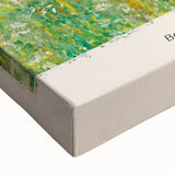 Black and white landscape painting by Claude Monet on stretched canvas, featuring serene natural scenery.