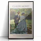 Large abstract wall art depicting a Claude Monet-inspired scene with soft pastel shades on a framed acrylic.