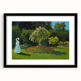 Extra large, colorful abstract art print featuring textured strokes in vibrant hues, framed in black.