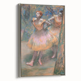 Vintage poster art featuring a colorful landscape painting on a black framed canvas, ideal for living room decor.