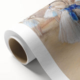 Art deco poster of a ballet dancer, in soft pastel shades on rolled canvas, ideal for nursery wall art.