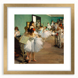 Extra large abstract art print featuring textured strokes in muted earth tones, framed in gold, ideal for living room decor.