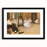 Extra large framed abstract art print featuring colorful, textured brush strokes, ideal for living room decor.