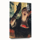 Acrylic print of Edgar Degas' artwork featuring subtle pastel shades, ideal for bedroom or dining room art.