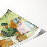 Extra large wall art featuring line art flowers in black on a white background, printed on rolled canvas.