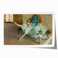 Extra large wall art featuring a floral design by Edgar Degas, in pastel shades, printed on rolled canvas.
