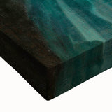 Large art featuring a black and white Edgar Degas landscape painting on stretched canvas, ideal for bedroom wall decor.