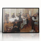 Large abstract wall art featuring muted earth tones on a framed acrylic, ideal for modern living room decor.