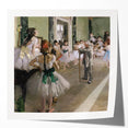 Extra large acrylic print of Edgar Degas' impressionist floral art, featuring soft pastel shades.
