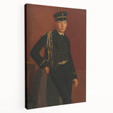 Edgar Degas-inspired ballerina painting on stretched canvas, featuring soft pastel tones, ideal for kitchen wall art.