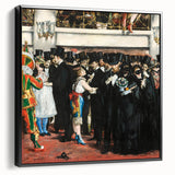 Black and white landscape painting of a serene scene on framed canvas, ideal for bedroom wall art.