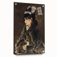 Acrylic print of Edouard Manet's impressionist painting, with muted earth tones, ideal for dining room decor.