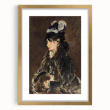 Extra large abstract art print of a textured seascape in muted blues and greens on a framed canvas.