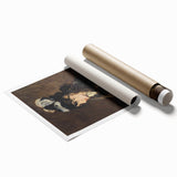 Extra large rolled print of Edouard Manet’s floral art, featuring soft pastel colors, ideal for classy bathroom wall art.