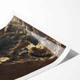 Extra large wall art featuring line art flowers in black and white on a rolled print, ideal for large living room decor.