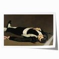 Edouard Manet floral painting on rolled print, featuring soft pastel tones, ideal for art wall dining room.