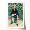 Rolled print of Edouard Manet's floral painting in soft pastel colors, ideal for art wall dining room.