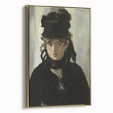 Edouard Manet landscape painting on framed canvas, featuring muted earth tones, ideal for bedroom wall art.