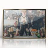 Edouard Manet's mid-century modernist artwork on large acrylic print with gold frame, ideal for nursery wall art.
