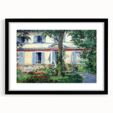 Extra large, colorful art print featuring an abstract design with textured brush strokes.