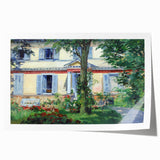 Edouard Manet floral art on extra large rolled print featuring soft pastel shades.