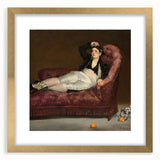 Extra large abstract art print featuring textured brushstrokes in earthy tones, framed in gold, ideal for living room decor.