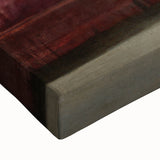 Large art featuring a black and white landscape painting on stretched canvas, ideal for bedroom wall decor.