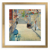 Extra large abstract art print of a textured scene in muted earth tones on a framed canvas, ideal for living room decor.