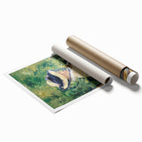 Extra large rolled print of Edouard Manet's floral artwork in muted tones.