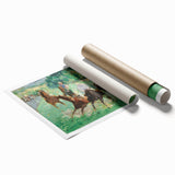 Extra large rolled print of Edouard Manet's floral art in soft pastel tones.