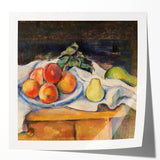 Extra large wall art print of Paul Cézanne's floral design in vibrant color palette on glossy photo paper.