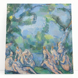 Black and white print of Paul Cézanne's artwork on large stretched canvas, ideal for kitchen wall art or bedroom ambiance.