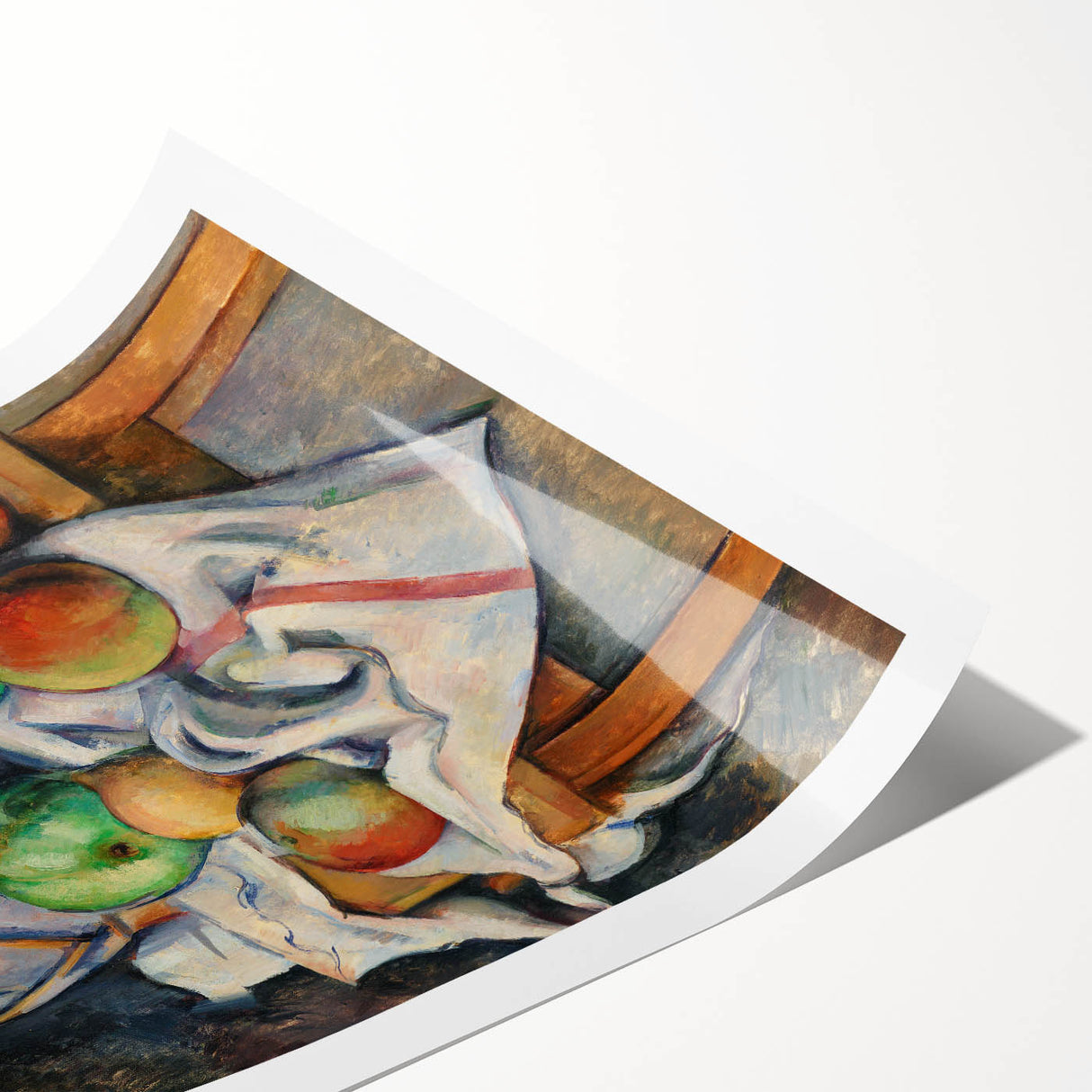 Extra large wall art featuring line art flowers in soft pastel shades on a rolled canvas, ideal for large living room decor.