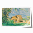Extra large rolled print of a Paul Cézanne floral painting in soft pastel shades, ideal for art wall dining room.
