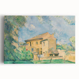 Large black and white acrylic print of Paul Cézanne's artwork, ideal for kitchen wall art.