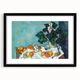 Extra large abstract art print featuring textured, colorful strokes on canvas, in a black frame, ideal for living room decor.