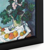 Close-up of a textured, extra large framed canvas featuring colorful, abstract art, ideal for living room decor.