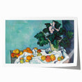 Paul Cézanne floral art on extra large rolled canvas, featuring soft pastel colors.