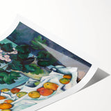 Extra large rolled print featuring line art flowers in soft pastel shades, ideal for large living room wall art.