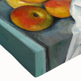 Large art of a black and white landscape painting on stretched canvas, ideal for bedroom wall decor.