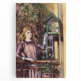 Black and white print of Paul Cézanne's painting on stretched canvas, ideal for kitchen art.