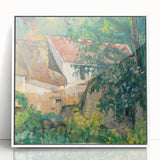 Acrylic print of Paul Cézanne's modern art featuring a vibrant, abstract composition, ideal for nursery wall decor.