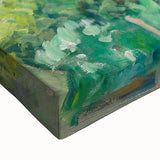 Large art canvas depicting a black and white landscape painting, ideal for bedroom wall decor.