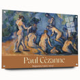 Acrylic print of a Paul Cézanne abstract design in muted earth tones, suitable for dining room or bedroom wall art.