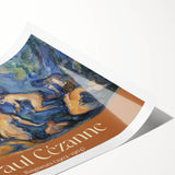 Extra large wall art featuring line art flowers in muted colors on a rolled canvas, ideal for large living room decor.