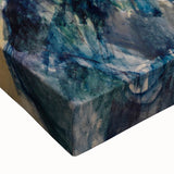 Large art depicting a black and white landscape painting on stretched canvas, suited for bedroom wall decor.